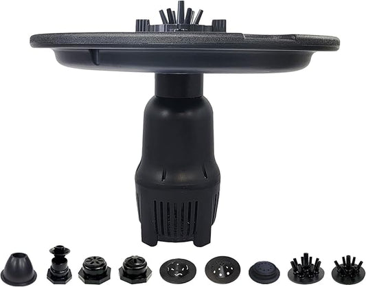 HALF OFF PONDS Floating Fountain, 1 HP Pond Aerator, 100 ft Cord, 15,000 GPH Water Pump, 13 Spray Patterns, Energy-Efficient, for Large Ponds, Lakes & Water Gardens