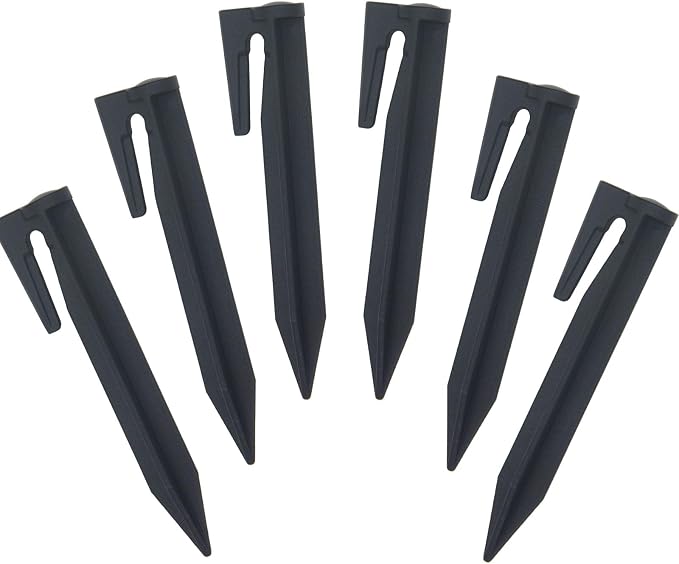 200Pcs 3.3" Plastic Boundary Wire Stakes Lawn Stakes Tent Pegs for Installation Robot Lawn Mower, Pet Fence, Camping Tent, Home Gardening - Image 5