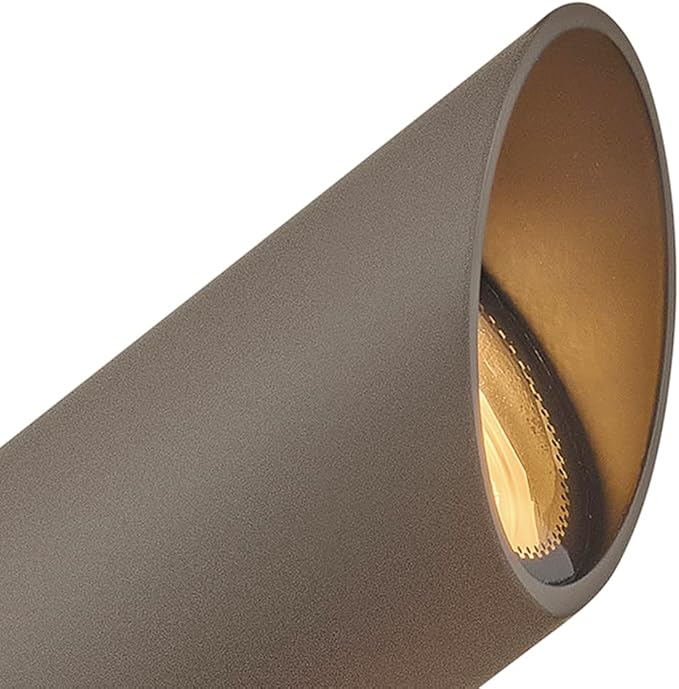 Hinkley Landscape Lighting Spot Light, 4w MR16 LED Blub Included, 12v, Textured Brown Clear Lens
