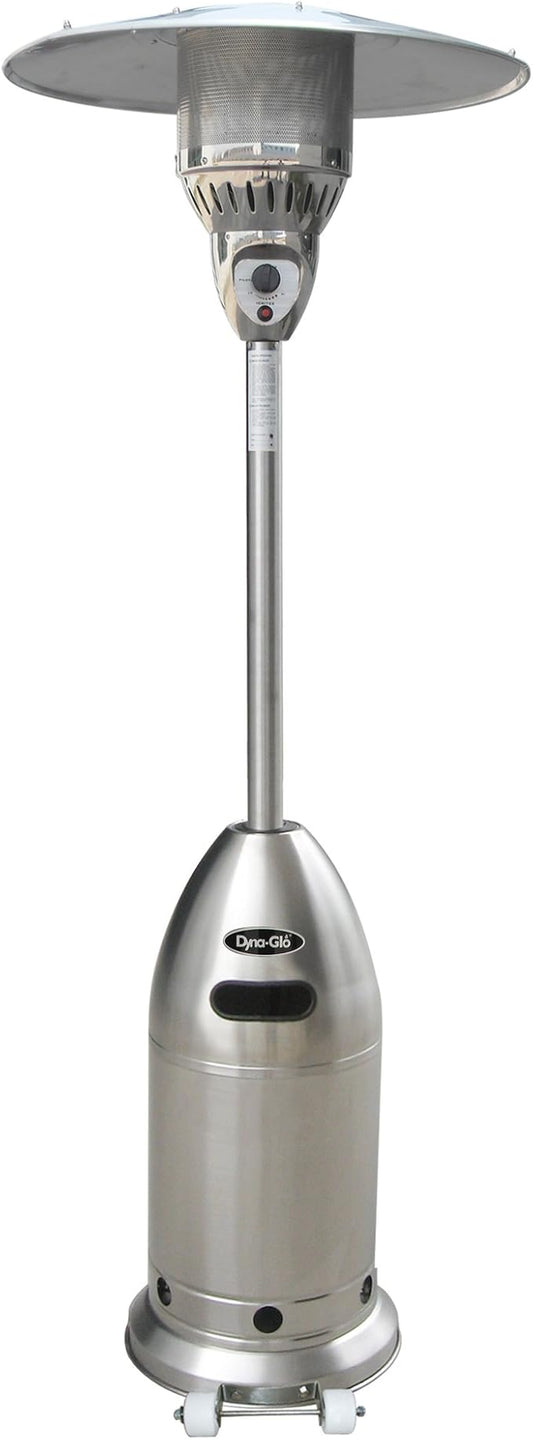 Dayno-Glo Dyna-Glo DGPH202SS Premium Stainless Steel Propane Patio Heater - 48,000 BTU