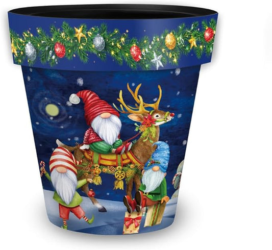 Briarwood Lane Happy Holiday Gnomes Small Planter