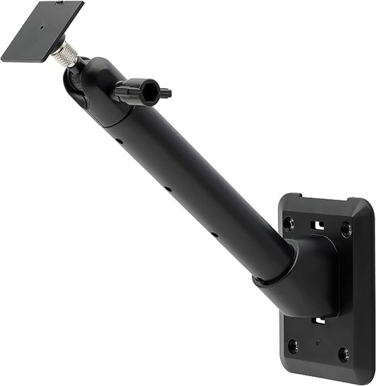 Holicfun Universal Solar Panel Wall Mount for Ring, Eufy, Arlo, Wyze, Reolink Solar Panels and More, Extended Mounting Arm, Multi-Angle Adjustable (Black) by Holicfun