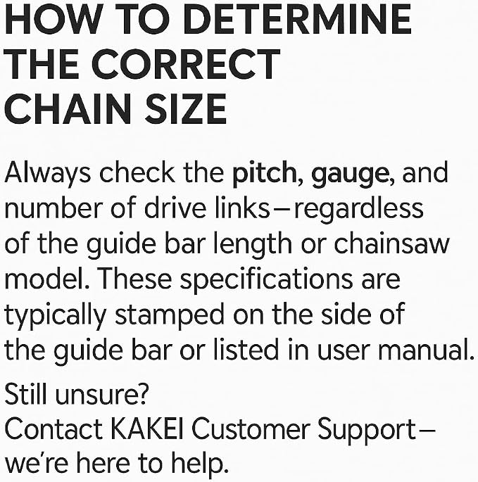 KAKEI 16 Inch Chainsaw Chain 3/8" LP Pitch .050" Gauge 56 Drive Links Fits Craftsman, Poulan, Ryobi, Echo, Greenworks and More- S56 (3 Chains) - Semi Chisel - Image 2