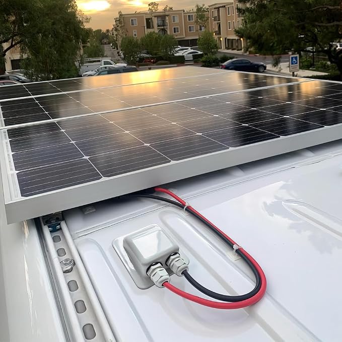 Weatherproof ABS Solar Double Cable Entry Gland for All Cable Types 2mm?? to 6mm?? for Solar Project on Rv, Campervan, Boat - Image 8