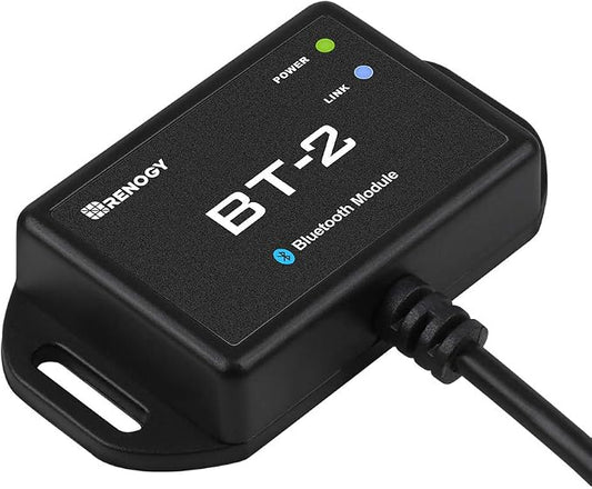Renogy BT-2 Bluetooth Module RJ45 Communication Port Wirelessly Monitor Real-time Insight Precise Control, Compatible Solar Charge Controllers, Battery Charger, Inverter, BT-2 RS485 by RenogySolar