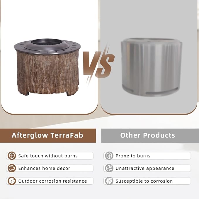 Afterglow Bonfire 20.5 Inch Smokeless Fire Pit with Removable Ash Pan - Portable Outdoor Fire Pit - Stainless Steel - Wood Burning Lightweight Fireplace, Ideal for 4-6 People - Image 6