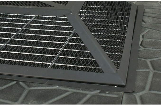 Heavy Duty 32" Square Metal Fire Pit Outdoor Patio Garden Backyard Stove Firepit Warm Firecamp Beach Fullmoon Party - Image 7