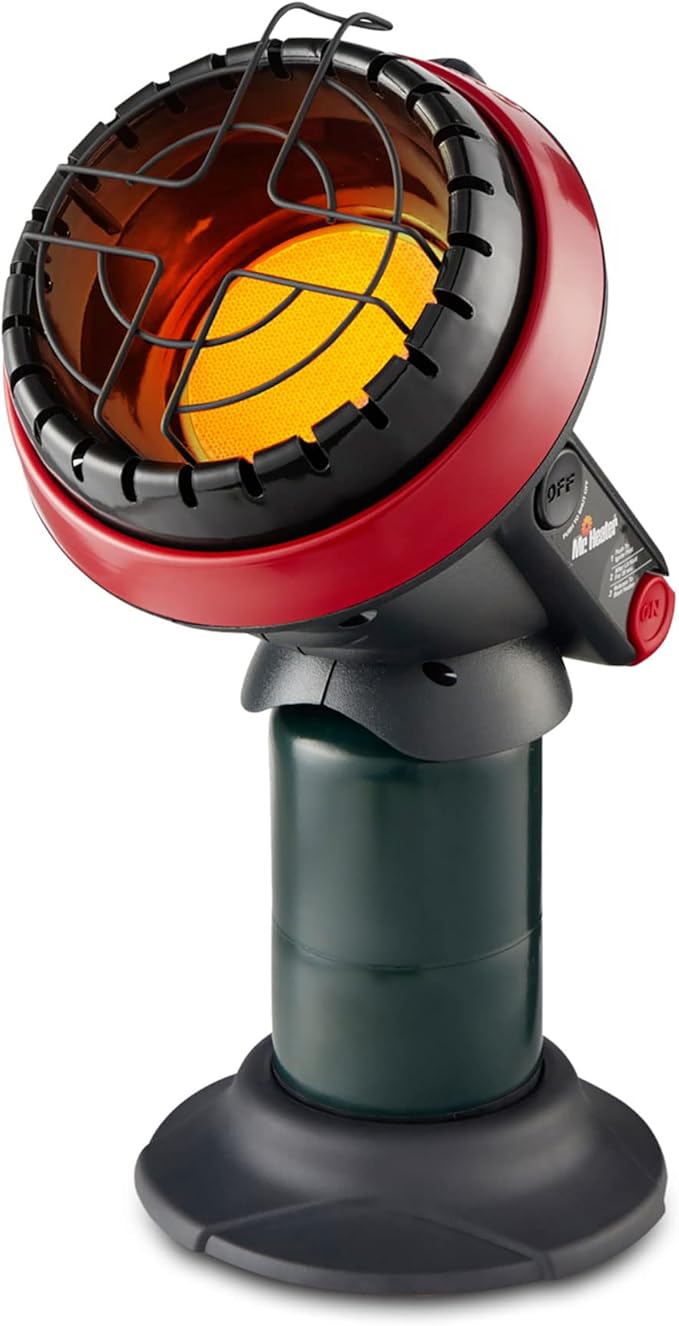 Mr. Heater 3800 BTU Portable Little Buddy Propane Emergency Heater with Push Start Button for Indoor and Outdoor Use, (3 Pack)