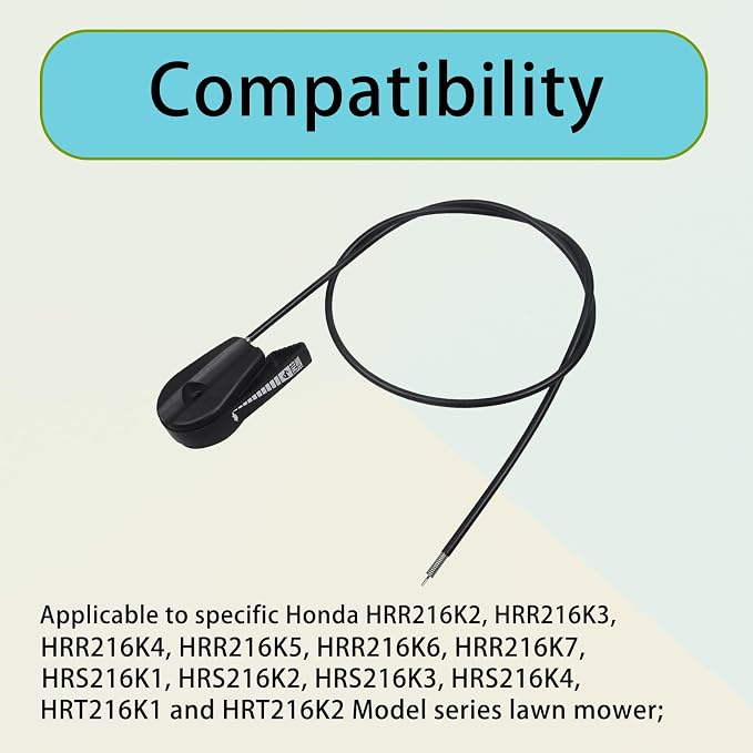 17850-VG3-D01 Mower Throttle Lever Cable for HRR216, HRS216, HRT216, HRZ216 - Image 2