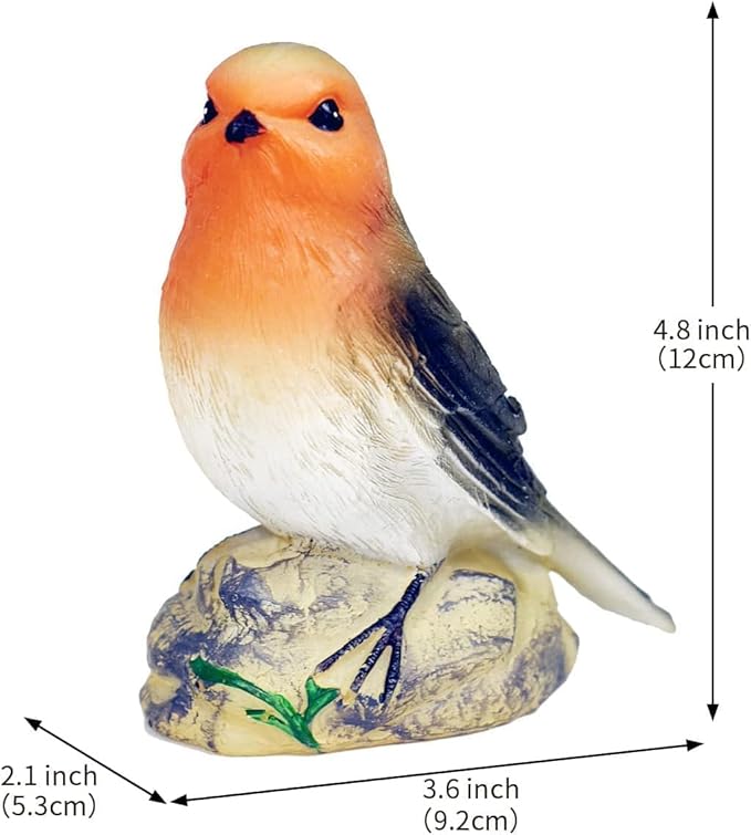 Easter Gifts for Adults Women - Bird Statues Solar Garden Decor for Outside Yard Outdoor Home Patio Decor, Fairy Garden Accessories for Mom Grandma Wife Sister Nana