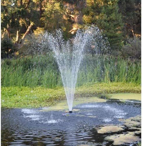 Custom Pro FT 14000 Floating Pond Fountain and Aerator | Complete Kit with 14,000 GPH Pump, 150 Foot Power Cord, 3 Spray Styles and More | 100% US-Based Customer Service and Warranty Support!