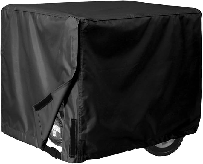 Porch Shield Waterproof Universal Generator Cover 28 x 26 x 24 inch - for Most Generators 7500-9500, Black by PorchShield