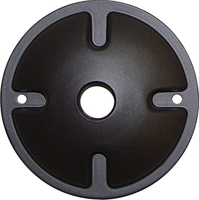 NUVO Lighting SF76/665 One Light Die Cast Aluminum Durable Outdoor Landscape Lighting Security Flood Mounting Plate, Dark Bronze