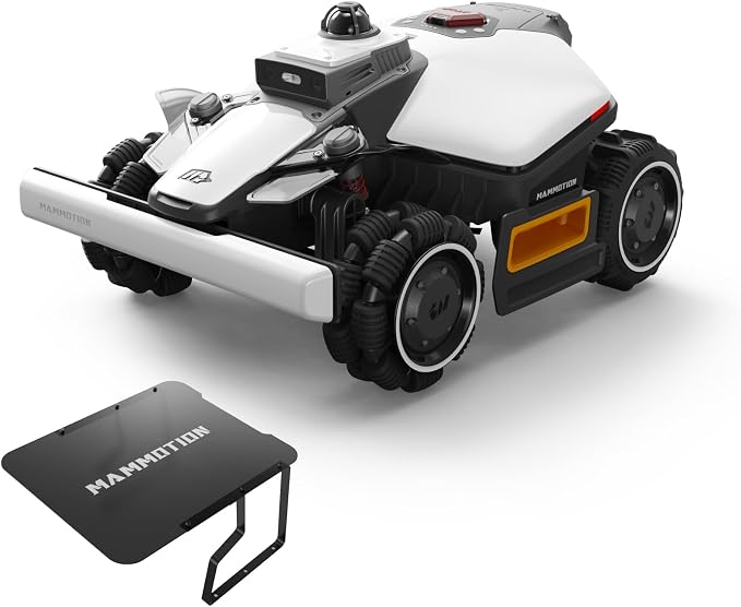 (2026 Upgrade) Mammotion LUBA mini 2 AWD 1500H Robot Lawn Mower with Garage, for 0.37 Acres, 360° LiDAR+Dual-Camera AI Vision, 80% Slope, DropMow, 20 Multi-Zone Management, Cutting Height 2.2"-4.0" by MAMMOTION