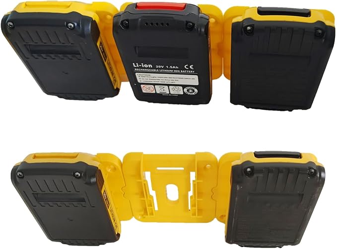 10Packs Battery Holders Mount Fit for Dewalt 20V 60V Battery DCB200 DCB201 DCB202 DCB203 DCB204 DCB205 DCB206 DCB208 - Image 2