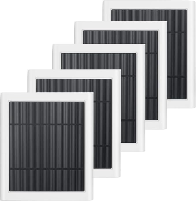 Solar Panel Outdoor for Ring (white-5pack) by Fehuatenda