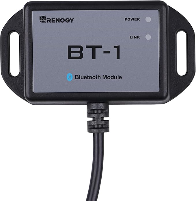 Renogy Bluetooth Module RJ12 Communication Port Compatible Rover/Wanderer/Adventurer Charge Controllers, BT-1 RS232,Black - Image 4