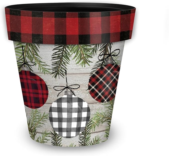 Briarwood Lane Patterned Ornaments Medium Planter