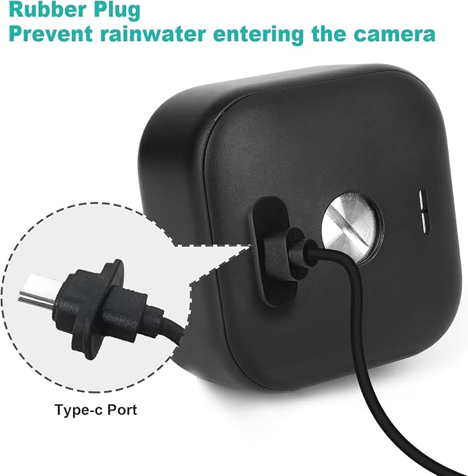 Solar Panel for Blink Camera, Solar Panel 4W Compatible with Blink Outdoor 4 (4th Gen) Camera, Solar Charger for Camera Outdoor with 13.12Ft Outdoor Power Cable, Adjustable Mount, IP65 Waterproof - Image 5