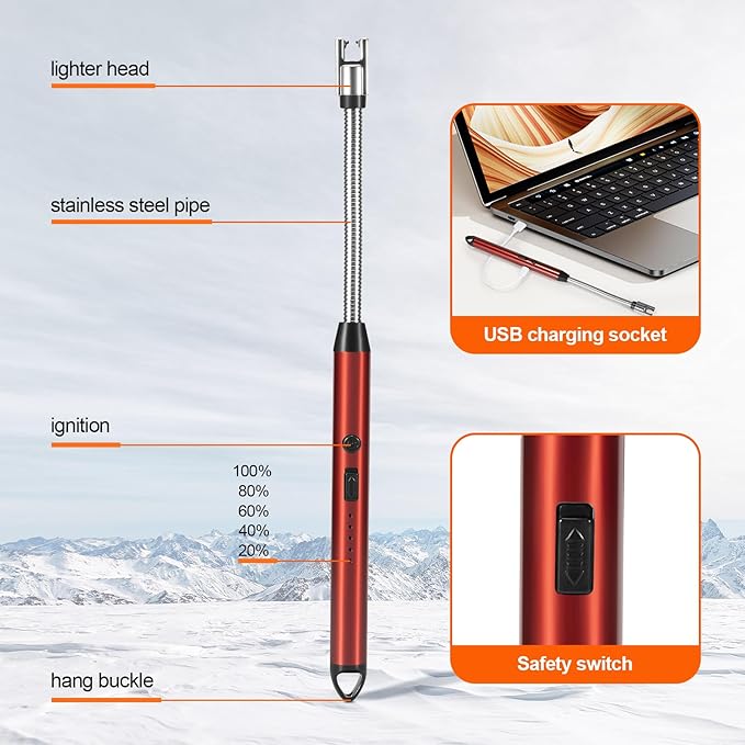 Outdoor Multi-Use Portable Propane Patio Heater/Cooker, 18,000 BTU include USB Lighter, Gas Camping Heater for Tent Hunting, Fishing,RV (Fuel not included)