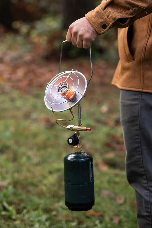 Stansport Portable Outdoor Propane Radiant Heater (195),Black