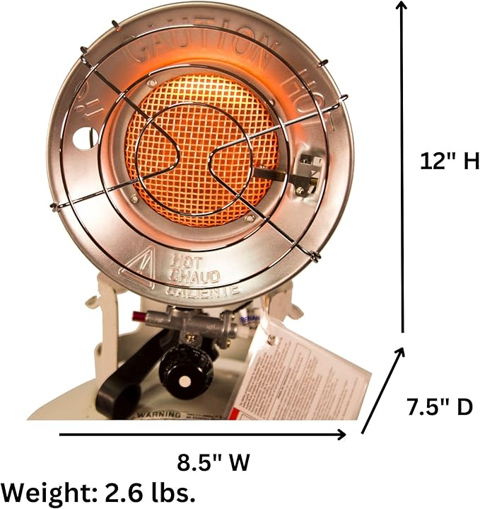 Dura Heat TT-15CSA Tank Top Heater, Silver, Medium