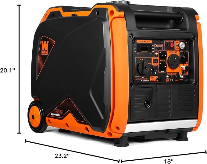 WEN DF452iX Super Quiet 4500-Watt Remote Electric Start Dual Fuel RV-Ready Portable Inverter Generator with Fuel Shut-Off and CO Watchdog - Image 11