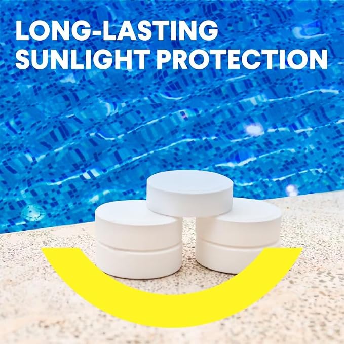 PROFELIZ Chlorine Tablets 3 Inch for Swimming Pools, Kills Bacteria and Stops Algae, Slow Dissolving,Individually Wrapped,Pool Chlorine Tablets,4lbs - Image 3