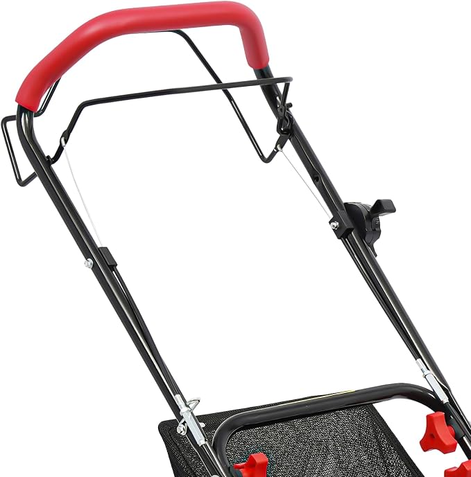 Self Propelled Gas Mower, 140cc 4Stroke Push Mower 140cc 4Stroke Push 3-in-1 Chopper Bagging Side Discharge, 8-Position Height Adjustment - Image 7