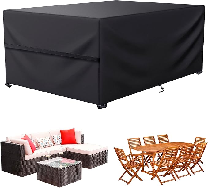 Patio Furniture Cover (Rectangular-98 * 78"*30") by LCGOD