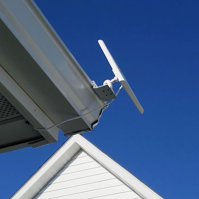 Holicfun Universal Solar Panel Gutter Mount for Ring, Arlo, Eufy, Wyze, Reolink Solar Panels and More (Black) - Image 4
