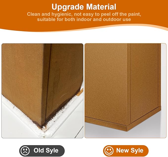 36"x12"x28" Corten Steel Planter Box, Rustic Metal Planter with Drainage Holes, Rust & Weather Resistant for Patio Garden Indoor Outdoor Commercial Use