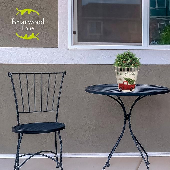 Briarwood Lane Merry Christmas Pickup Truck Small Planter
