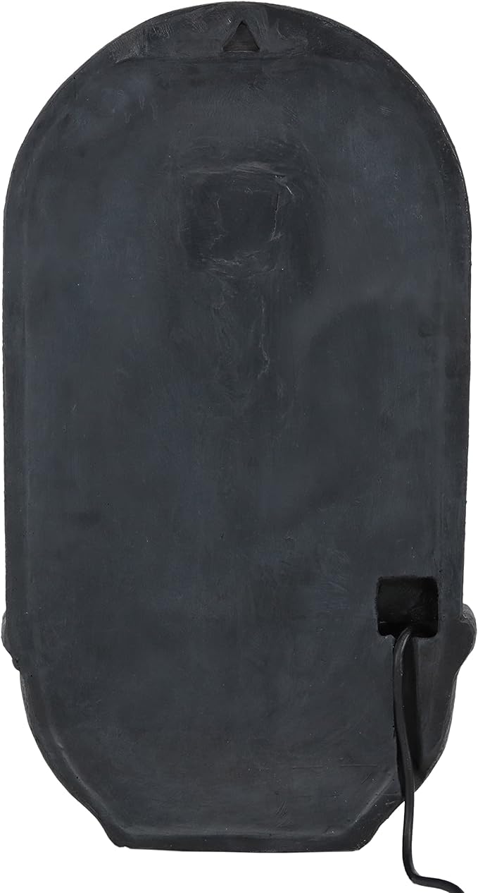 Sunnydaze 26" Outdoor Wall Water Fountain with Pump - Florentine Stone - Messina - Electric