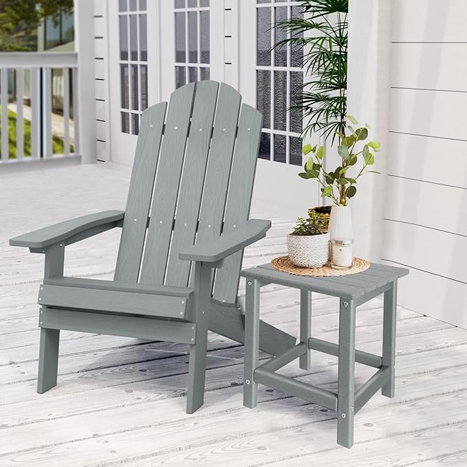 GARDENSTAR Outdoor Side Tables Adirondack, HDPE Small Table for Patio,Outside End Table for Porch, Deck, Pool, Weather Resistant/Easy Maintenance - Image 2