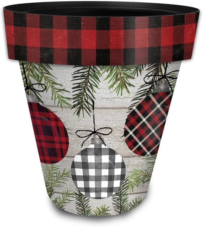 Briarwood Lane Patterned Ornaments Large Planter