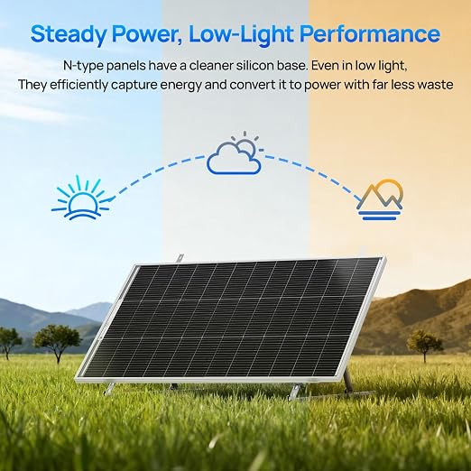 ECO-WORTHY 400W Solar Panels 4pcs 100 Watt 18V Monocrystalline Solar Panel Module for Off Grid PV Power for Home, Camping, Boat, Shed Farm, RV,12V Battery,2-Pack 2 * 100W - Image 4