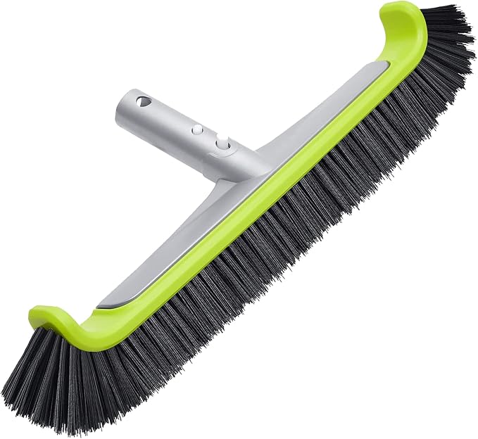 Sepetrel 17.5" Pool Brush Head for Cleaning Walls,Heavy Duty Inground/Above Ground Swimming Pool Scrub Brushes with Premium Strong Bristle & Reinforced Aluminium Back by Sepetrel