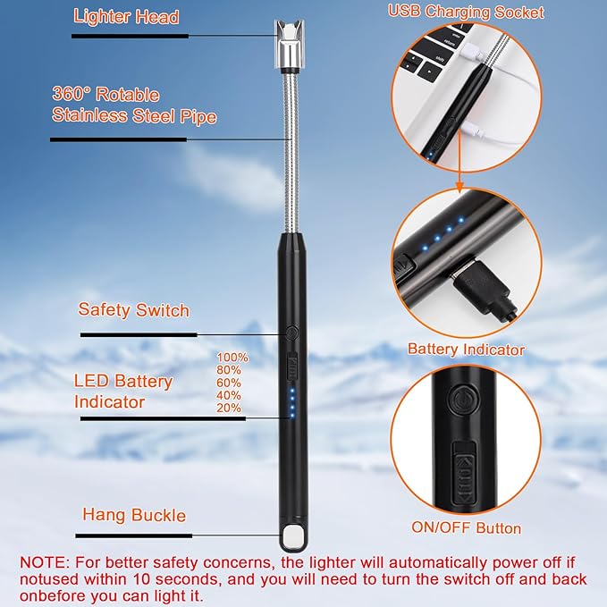 Golf Cart Heater, Portable Propane Heater with Foldable Base, Golf Cart Accessories, Safe 2-in-1 Outdoor Patio Heaters with Golf Cart Cup Holder, Gas Tank Cordless Heaters for Tent Camping Fishing