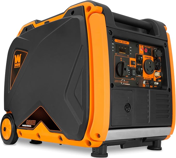 WEN DF451i Super Quiet 4500-Watt Electric Start Dual Fuel RV-Ready Portable Inverter Generator with Fuel Shut-Off - Image 2
