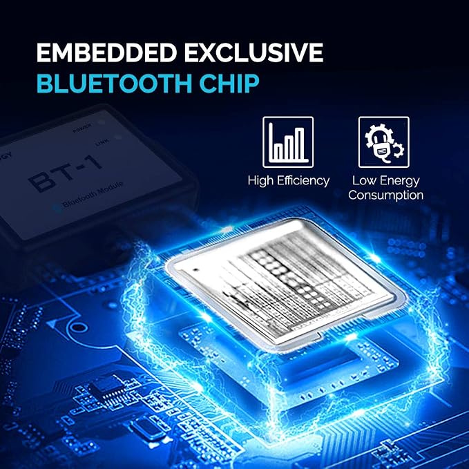Renogy Bluetooth Module RJ12 Communication Port Compatible Rover/Wanderer/Adventurer Charge Controllers, BT-1 RS232,Black - Image 3
