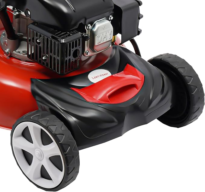 Self Propelled Gas Mower, 140cc 4Stroke Push Mower 140cc 4Stroke Push 3-in-1 Chopper Bagging Side Discharge, 8-Position Height Adjustment - Image 6