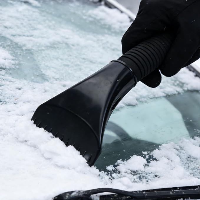 Conliwell 8.74" Car Windshield Snow and Ice Scraper Head Detachable Ergonomic Foam Grip Snow Shovel, Suitable for Removing Snow from Cars, Trucks, SUVs, and Other Heavy-Duty Vehicles???SXS-LL-1??? - Image 7