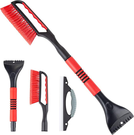CARTMAN 26?€? Snow Brush with Ice Scraper, Snow Removal Car Brush, Detachable Snow Removal Tool for Cars, Trucks, SUVs, Windshield, Window, No Scratch by CARTMAN
