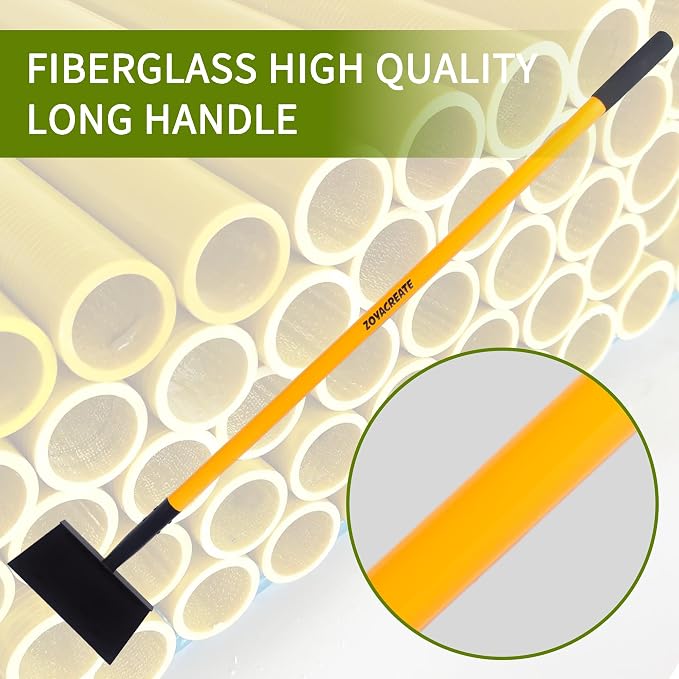 Multifunctional Cleaning Shovel, Heavy Duty Flat Snow Shovel Ice Breaker Tool for Removal Snow Weeding -51Inch - Image 5