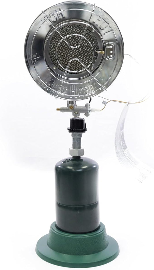 Mr. Heater MH15 Single Tank Top Outdoor Propane Heater, Silver
