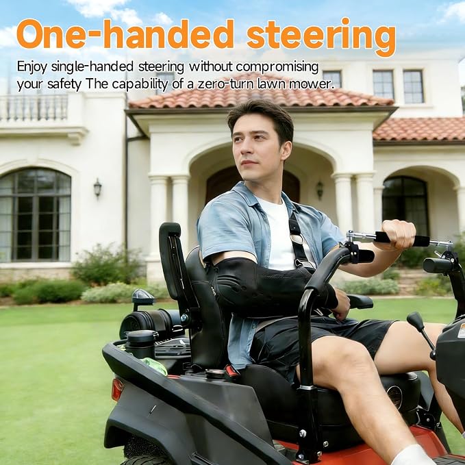 Zero-Turn Mower Steering Bar, Single-Hand Control Bar with Quick-Release Design, Mower Accessory Handle, Stainless Steel Material, Compatible with All Zero-Turn Mower Models - Image 5