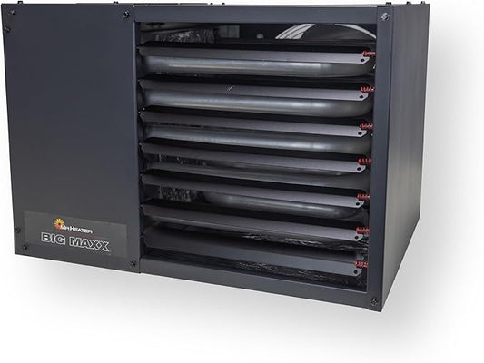 Mr. Heater F260560 Big Maxx MHU80NG Natural Gas Unit Heater, 80,000 BTU, Black