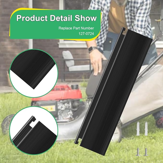 127-0724 Trailing Shield Flap w/Screws for Toro 21" Walk Lawn Mower and Recycler Lawn Mower Models 10730, 17732, 17736, 10732, 10734, 17730, 10738, 17734 - Image 6