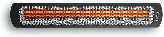 Bromic Tungsten Smart Heat 2000W Electric Patio Heater – Single Element Infrared, 220V-240V, Black Finish – BH0420030
